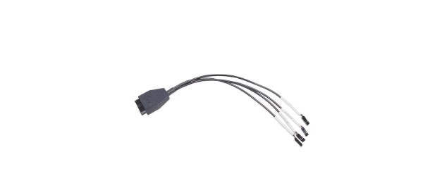 IDC16F to 4 2-Pin Breakout Cable for PSIO, 0.25m
